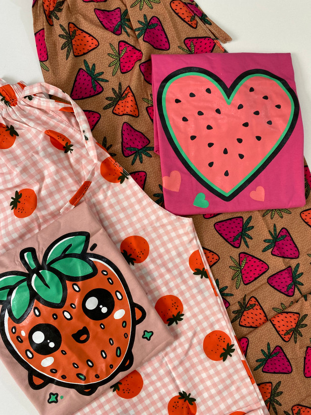 ست تیشرت باکسی وشلوار بوگاتی